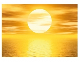 Mantiburi gouden zon Fotobehang Golden Sun 10