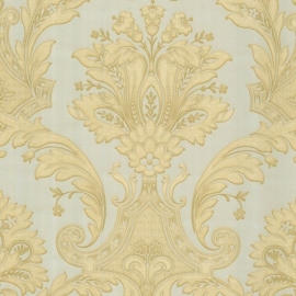 creme goud barok 3d vinyl behang 289
