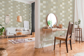LIVINGWALLS VLIESBEHANG TEGELLOOK 37406-4