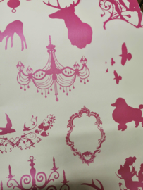 kroonluchters prinsessen kamer behang 1202-4