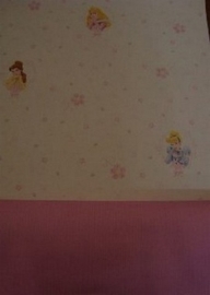 disney roze wit prinsessen prencessen meisjes behang 123