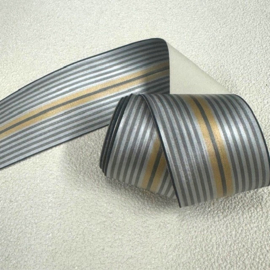 zilver behangrand gestreept