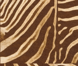 Zebraprint behang patchwork Rasch African Queen 423310