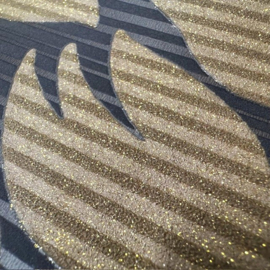 Goud Glitter Barok Behang Luxe en Glamour