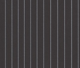 768824 zwart zilvergrijs streep behang