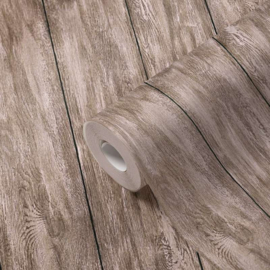 hout behang planken bruin vliesbehang 36152-4