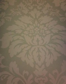 groen barok papier behang 35