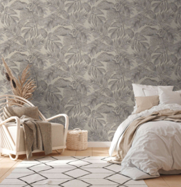 AS Creation bloemen behang groen 39340-2