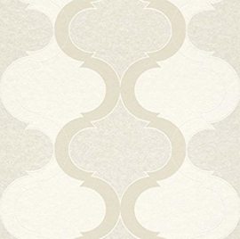 Retro behang beige creme 269061