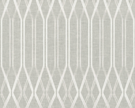 Taupe retro behang as creation 36632-2