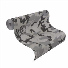 legerprint behang camouflage roberto geissini 492460