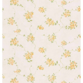 Bloemen behang floral yellow 22170