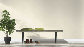 Betonlook Vliesbehang Crème 458015