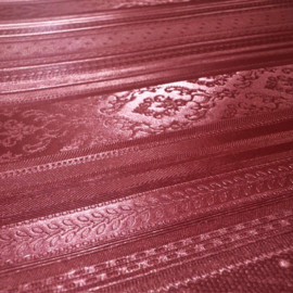 Rood strepen behang klassiek Eiffinger hermitage