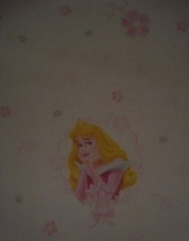 disney assepoester meisjes roze behang