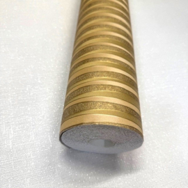 Goud streep vlies behang klassiek cafe kroegen 70cm breed