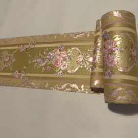 Chique rand rozen boeketten lila roze goud