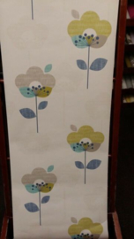 Modern bloemen behang rasch 277012