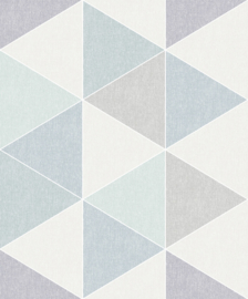 SCANDI LEAF BLUE RETRO BEHANG 908205