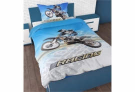 Sleeptime For Kids - DBO Racing Motorbike - Blauw