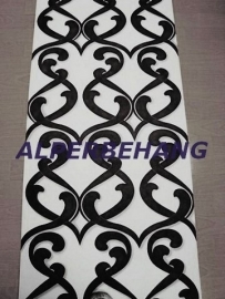 barok vlies behang paars wit 383