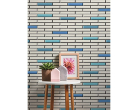 Behang Tegelmotief  34278-2