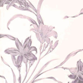 roze paars bloemen behang caravaggio bn 46844