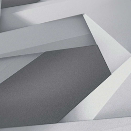 3D behang grafisch patroon met betonlook 38721-2