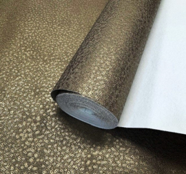 Rasch 422078 Goud Lederlook Behang – Vliesbehang met Structuur en Reliëf