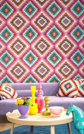 Rasch BARBARA Home Collection behang retro textiel 527445
