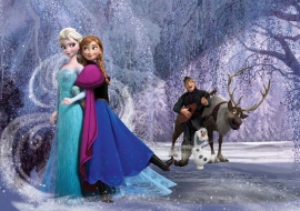 Fotobehang. 1632 Frozen / Mural for kids