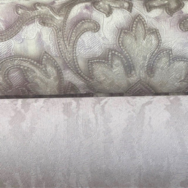barok behang  bling bling lila grijs 30594-3