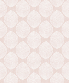 SCANDI LEAF PINK RETRO BEHANG 908200