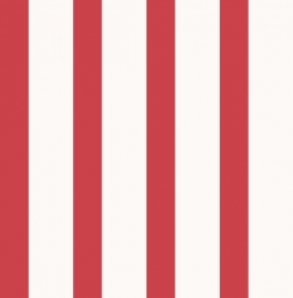 ROOD STREPEN BEHANG - Dutch Carousel DL21147