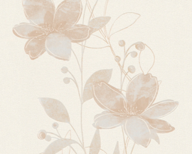 Bloemen behang vlies 32471-4