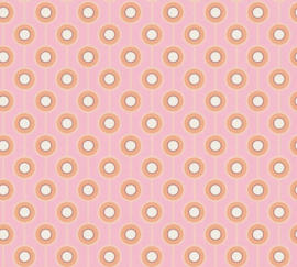 Retro chic behang as creation