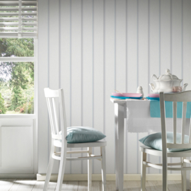 streepjes behang blauw wit lijntjes 30006-2