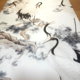 kraanvogel dieren vinyl behang 7686-36 Jungle