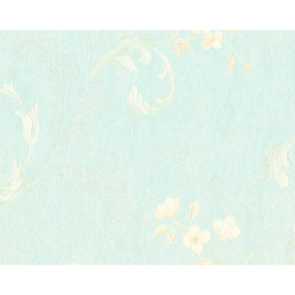 groen bloemen behang 36660-3