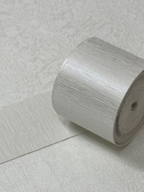 Uni off-white behangrand glans 4 cm – 5 meter lang