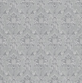klassiek barok behang zilver grijs 147926