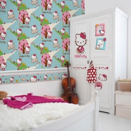 HELLO KITTY MEISJES BEHANG 70-239