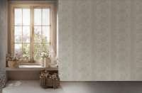 landhuis bloem en ruitpatroon behang 39066-4