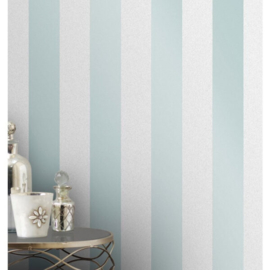 blauw strepen vlies behang glitter bling bling FD42258