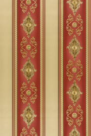 Rood goud barok behang xx543