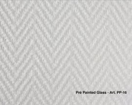 Intervos Wall-Structure PP-16 Glasvlies Pre-Painted visgraat fijn 50x1M