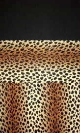 behangrand zwart bruin luipaardprint panter vinyl 059