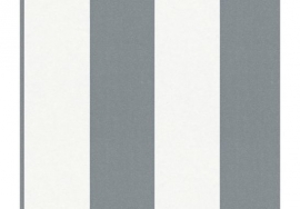 Vliesbehang  Wit Grijs overschilderbaar dubbelbreed