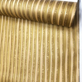 Goud streep vlies behang klassiek cafe kroegen 70cm breed