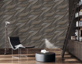 bruin Design & luxe behang 0257-10
